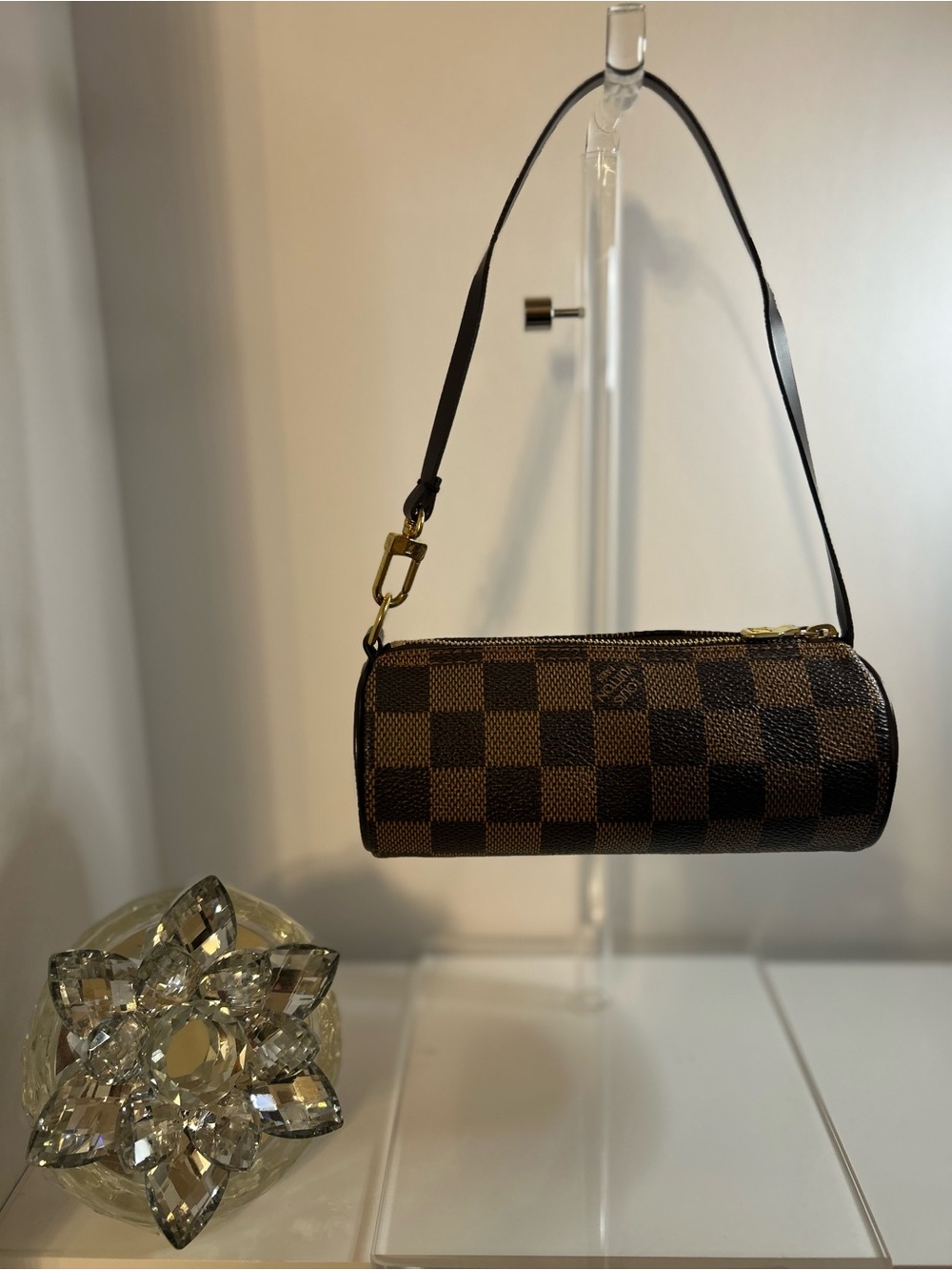 Louis Vuitton Brown Damier Ebene Mini Papillon Bag